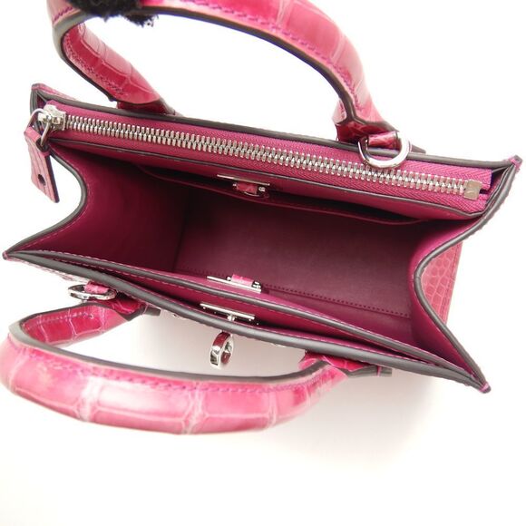 Louis Vuitton Mini Handbag Alligator Rose Fuchsia - Picture 7 of 8